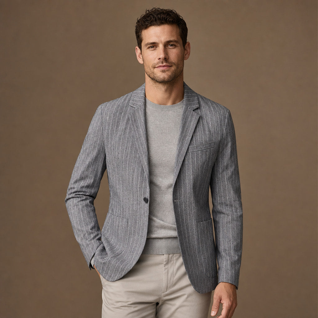 Santos Lightweight Blazer Gray – Product Photo
