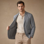 Santos Lightweight Blazer in Gray – Tarlano Premium Menswear