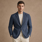 Santos Lightweight Blazer Midnight Navy – Product Photo