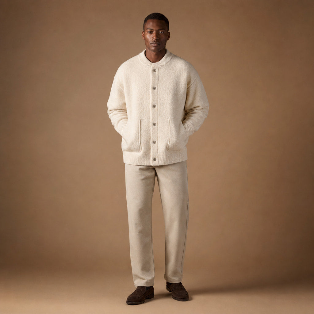 Surrey Sporting Knit Ivory – Full Look