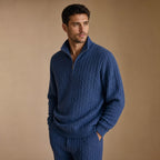 The Montauk Set Midnight Navy – Side Angle View