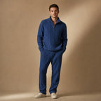 The Montauk Set in Midnight Navy – Tarlano Premium Menswear