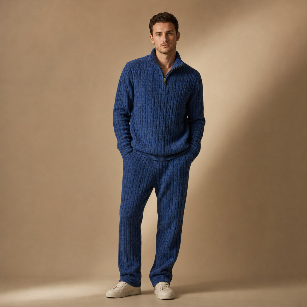 The Montauk Set in Midnight Navy – Tarlano Premium Menswear