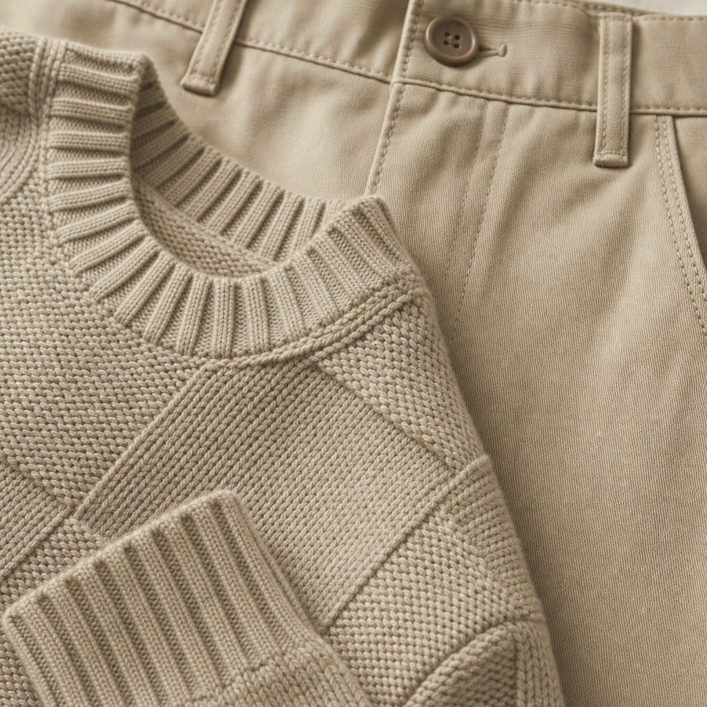 The Oxford Set – Fabric and Detail Close-Up