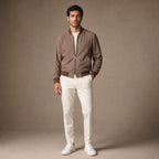 The Stunner Nubuck Bomber Jacket For Men – Full Look