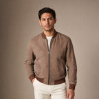 The Stunner Nubuck Bomber Jacket For Men – Tarlano Premium Menswear