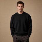 Thornbury Wool Sweater in Black – Tarlano Premium Menswear