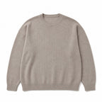 Thornbury Wool Sweater Dark Beige – Product Photo