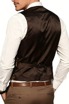 Varlo | Leopard Print Vest Brown – Product Photo