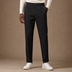 Dress Pants Pleated Front in Black – Tarlano Premium Menswear
