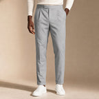 Dress Pants Pleated Front in Light Gray – Tarlano Premium Menswear