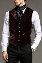 Velmore | Velvet Waistcoat Lapel Collar – Product Photo