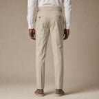 Dress Pants Pleated Front Slim Fit Khaki – Full Look