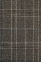 Veltro | Double Breasted Suit Windowpane Brown – Product Photo
