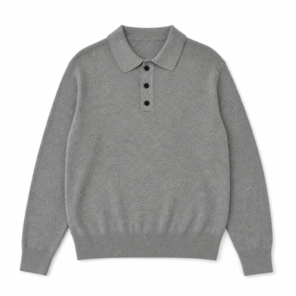 Vernazza Cotton Knit Polo – Product Photo