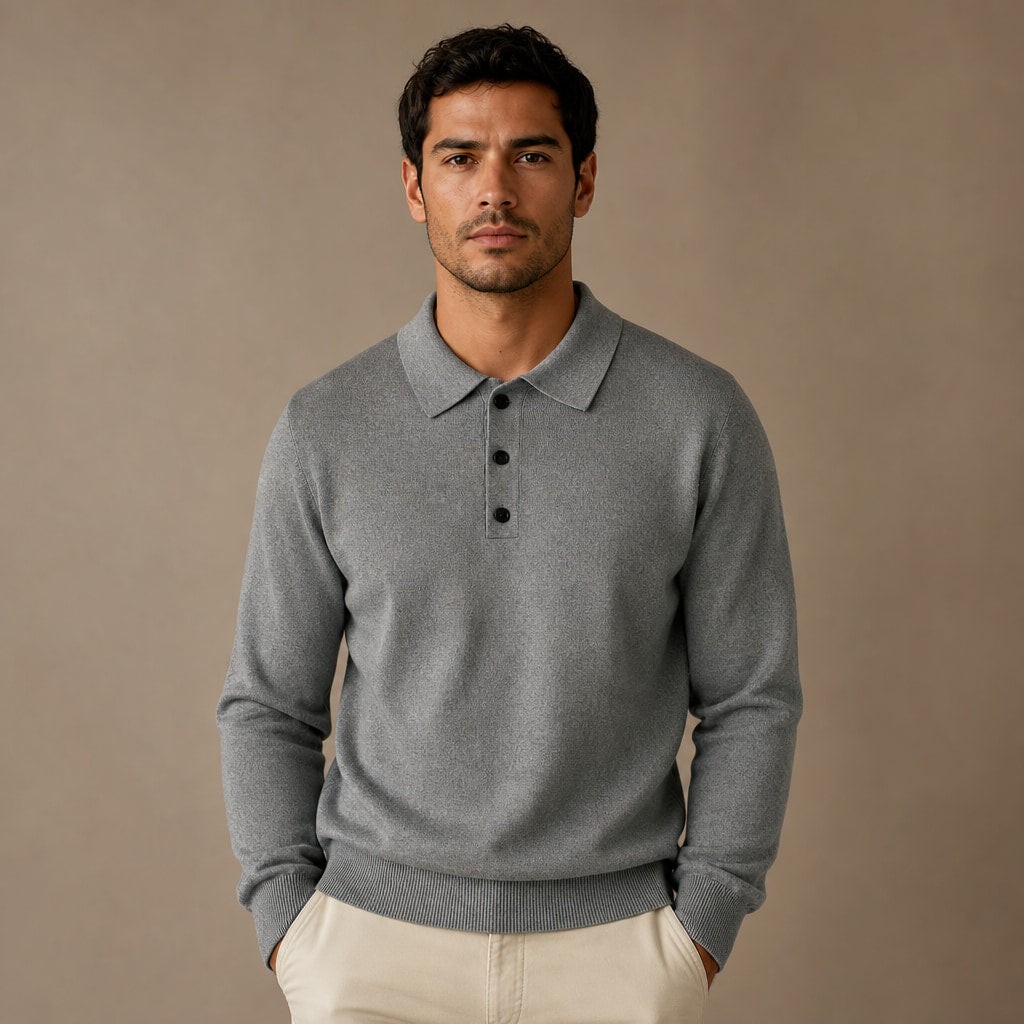 Vernazza Cotton Knit Polo – Tarlano Premium Menswear