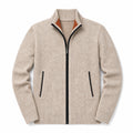 Westbrook Knit Hoodie Beige – Product Photo
