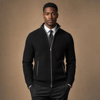 Westbrook Knit Hoodie in Black – Tarlano Premium Menswear