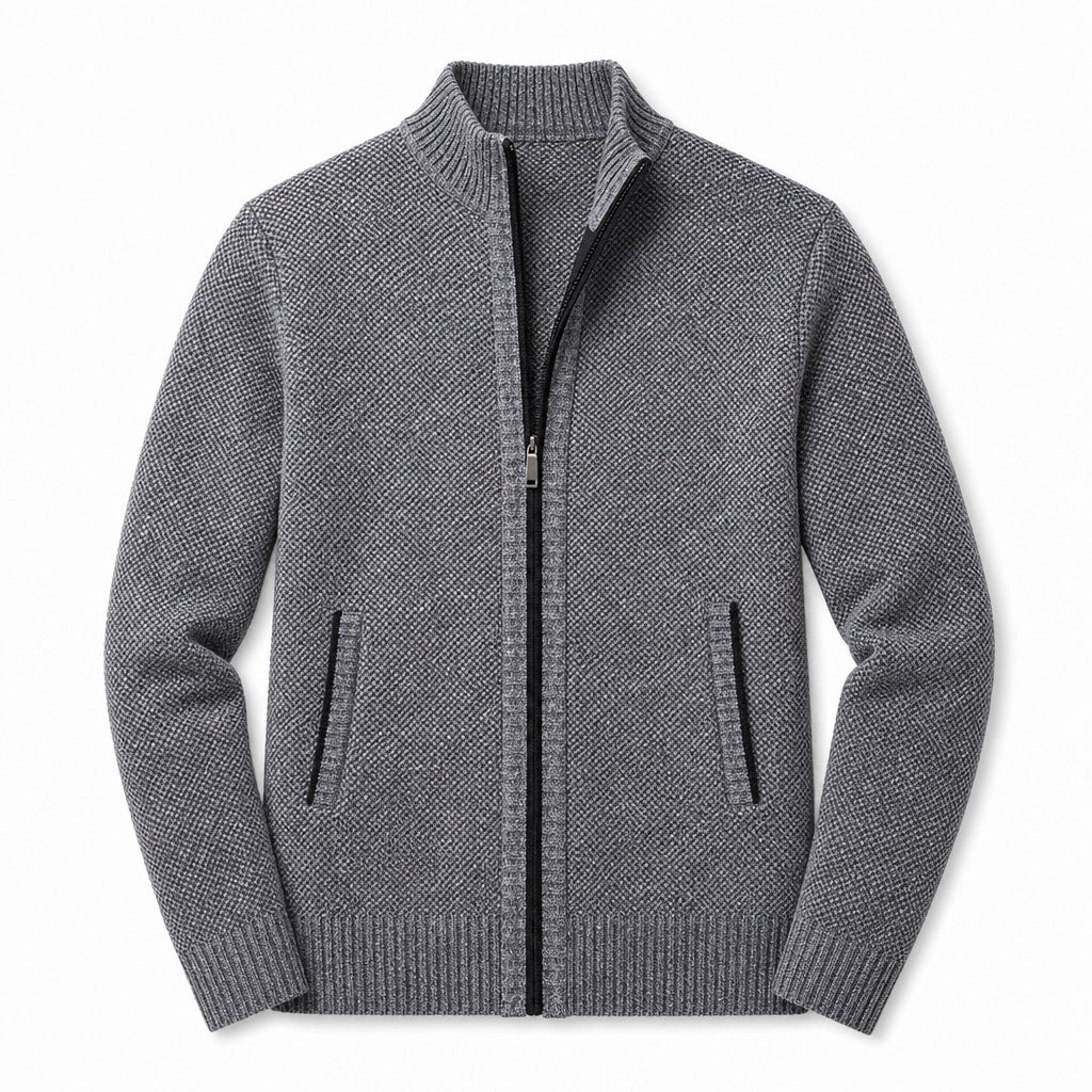 Westbrook Knit Hoodie Dark Gray – Product Photo