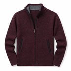 Westbrook Knit Hoodie Maroon – Product Photo