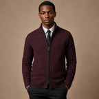 Westbrook Knit Hoodie in Maroon – Tarlano Premium Menswear