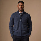 Westbrook Knit Hoodie in Navy – Tarlano Premium Menswear