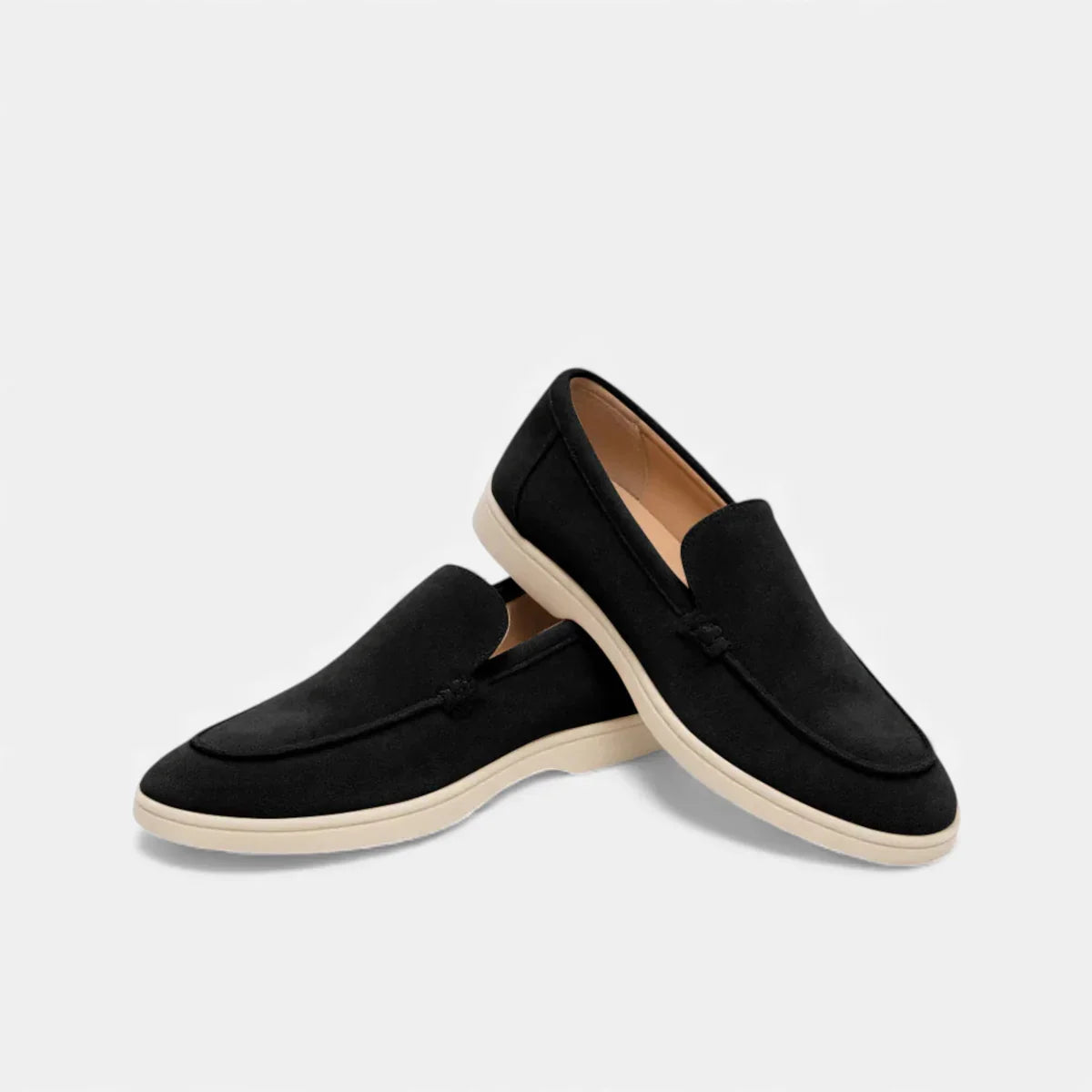 Round Toe Loafer Moc-Toe Seam Slip-On Flat Sole – Garvex