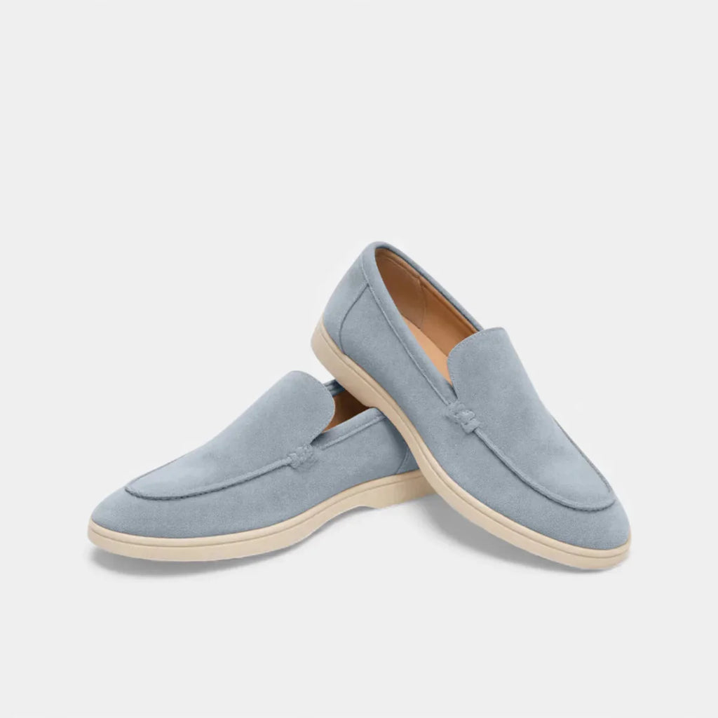 Round Toe Loafer Moc-Toe Seam Slip-On Flat Sole – Garvex
